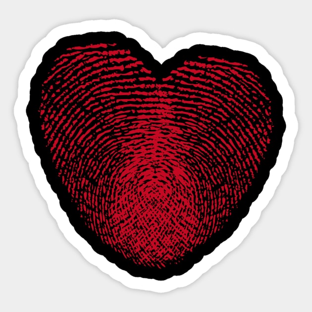 Fingerprint Sticker by k&f
